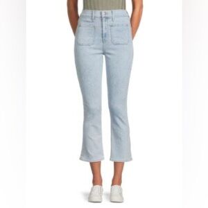 VERONICA‎ BEARD Carly Cropped Kick Flare Jeans 26/2